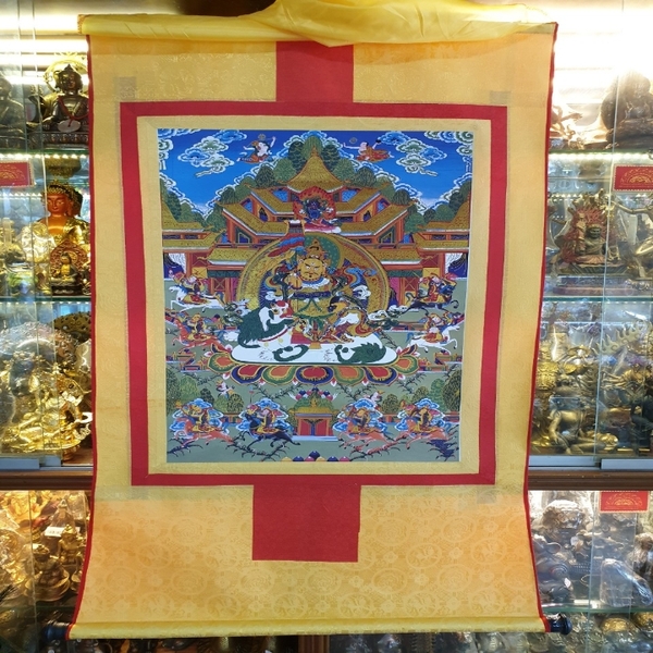 Tranh Thangka Bát Đại Hộ Pháp_120x80cm